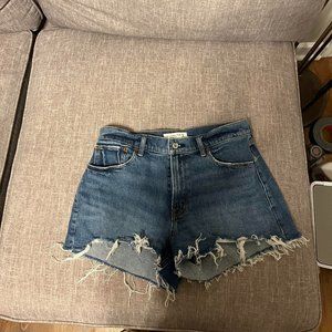 Abercrombie Curve Love Mid Rise Mom Shorts Size 29